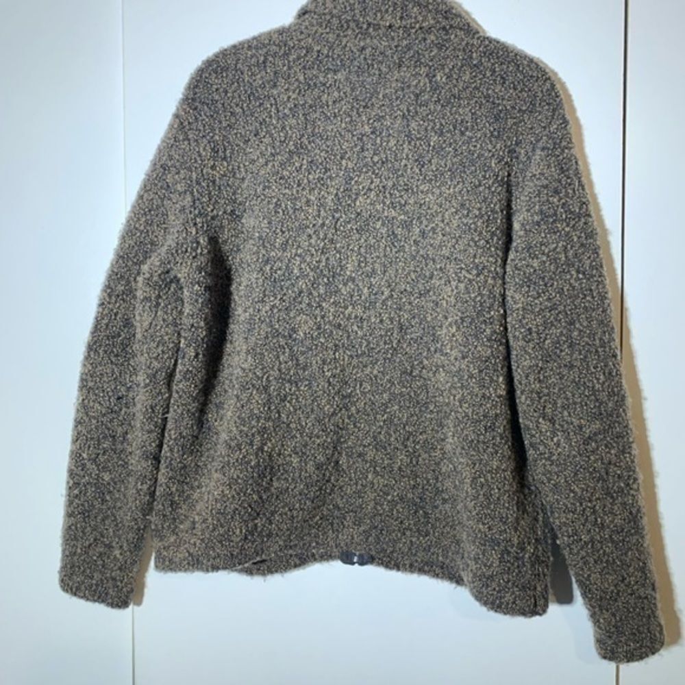 Talbots Collared Wool Zip Up Jacket - image 2